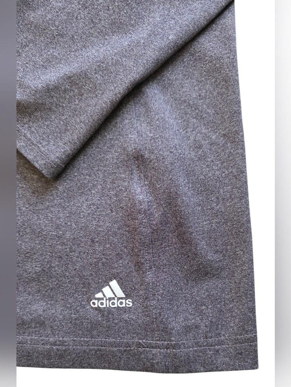 Adidas Golf Purple Gray Heathered 1/4 Zip Performance Pullover Yoga Running - Picture 5 of 8